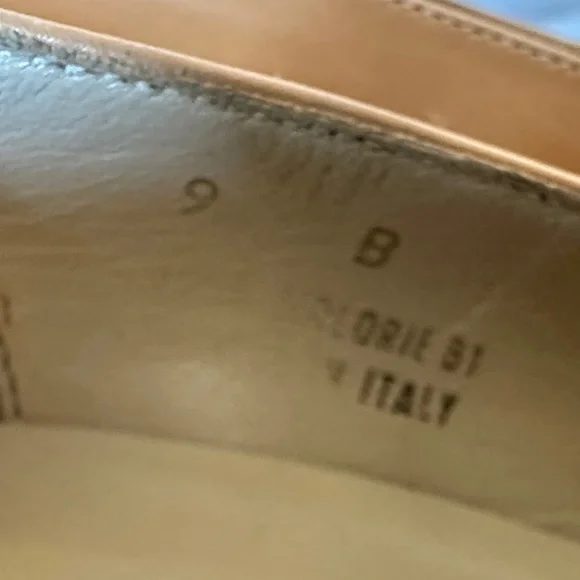 Coach Leather Tan Square Toe Malorie B1 Pumps Wooden Heel Size 9 - Picture 4 of 15